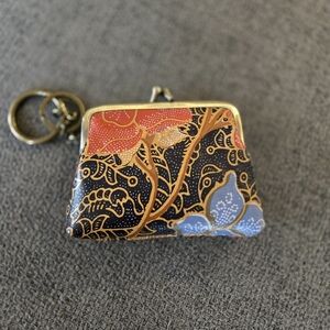 Patricia Nash Multicolor Leather Coin Purse